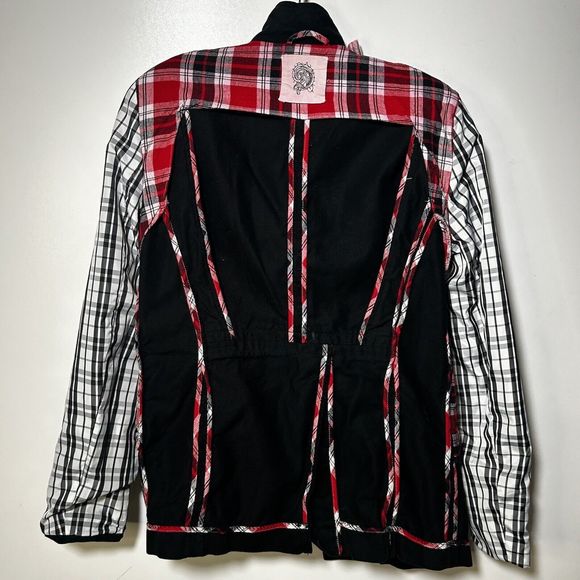 Urban Outfitters Military Utility Jacket Button Up Black Womens Size M - Picture 15 of 16